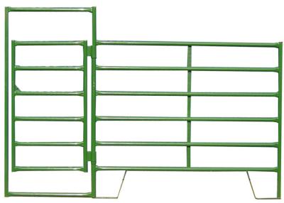 China Brace Type Round Tube W8ft Farm Fence Gates for sale