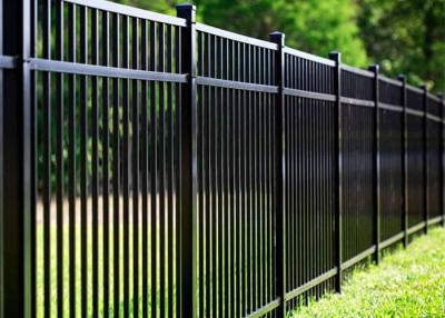 China Full Galvanization Top Spear Tubular Steel Fence for sale