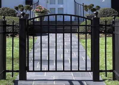 China Stainless Steel Wrought Iron Metal Fence Gate For House for sale