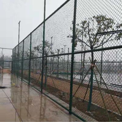 China High Quality Wire Mesh Fence Panels PVC Coated Green Chain Link Fence for sale