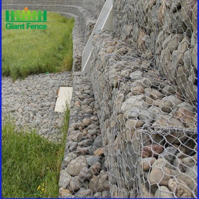 Chine Le PVC de taille de Galvanzied 1.0m a enduit la flexibilité forte de fil de boîte de Gabion tissé à vendre