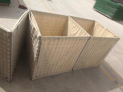 China 4.0mm Gabion Sand-Sperre Wand-Flut-Mil 1B Hesco schweißte zu verkaufen