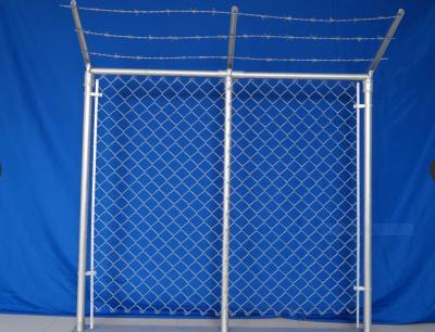 China Caliente sumergido galvanizó el agujero del alambre 60*60m m de Diamond Chain Link Fence 2.5m m en venta