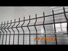 Triangle Bend 3d Curved Welded Wire Fence Panels