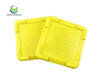 China Scaffolding pp plastic base plate colorful pp plastic material for safety work for sale