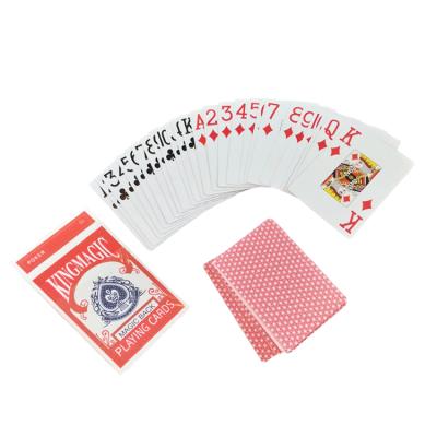 China Custom Printing Classic Paper Index Popular Design Classic Jumbo Poker Playing Card With Paper Box for sale