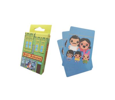 China Fashionable Wholesale Paper Custom Sides Printed Cartoon Card Animation Poker Playing Card for sale