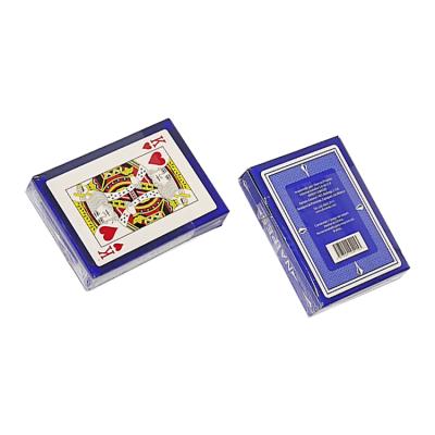 China Entertaiment Playing Cards Core 54 Cards Paper High Quality Blue Playing Cards Tucked In Box for sale