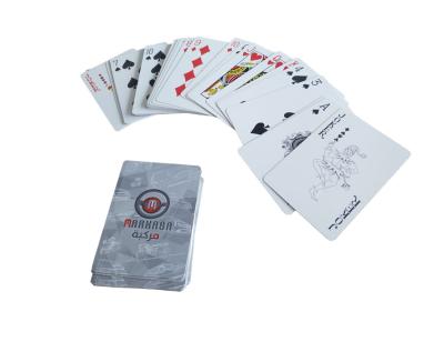 China Plastic Custom Design Competitive Price Full Color Printing PVC Waterproof Playing Card for sale