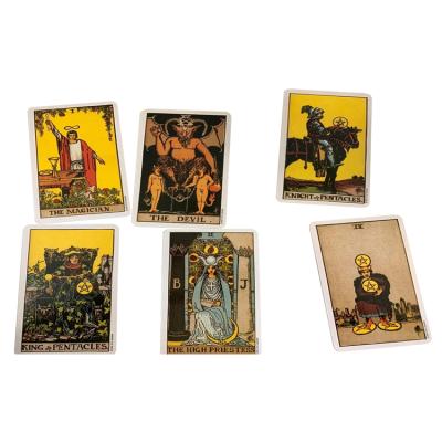 China Wholesale Custom Paper Oracle PVC Paper Tarot Card For Beginners Holographic Tarot Deck for sale