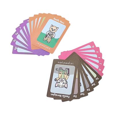 China Unique Design Kids Education Deck Class Full Color Kids Educational Flash Card Filled In Box For Children for sale