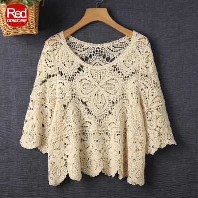 China RedHK breathable in stock high quality vintage crochet tops for women white and ivory crochet tops small crochet tank top for sale