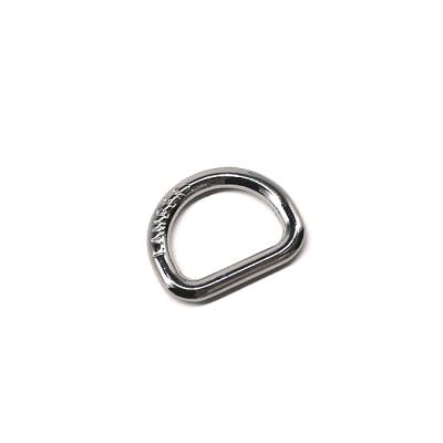 China Factory Wholesale Nickel Free Iron Metal D-Rings 25mm Silver Hardware 1 Inch D Buckle D-Rings For Handbag Hardware Accessories for sale