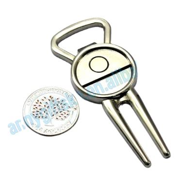 China Fashion Bottle Opener Portable Digging Tool, Custom Digging Tool with Golf Ball Marker for sale