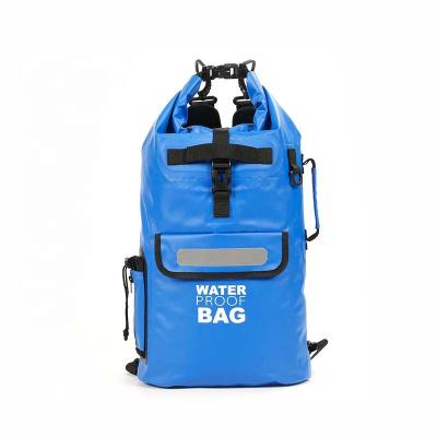 China Multifunctional Water Proof Travel Camping Hiking 500D Waterproof Large 30L PVC Backpack Bag With Pocket for sale