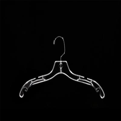 China Eco - Friendly Clear Plastic Hanger Saving Transparent Plastic Swivel Hook for sale