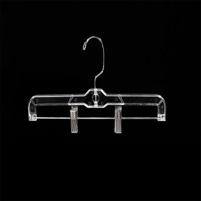 China Eco - Friendly Clear Plastic Hanger Saving Transparent Plastic Swivel Hook for sale