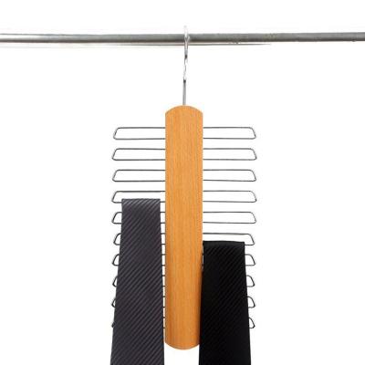 China High Quality Eco-friendly Wire Tie Manufacturer China Wood Belt Hanger for sale