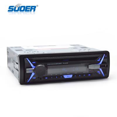 China / 1 din made in china car dvd player cheap universal with USB/SD/MMC BT remote control for car dvd vcd cd mp3 mp4 player for sale