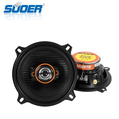 China Suoer SP-525B 5 Inch 25w Black Aluminum Professional Car Subwoofer Speakers Crossover Speaker Car Audio for sale