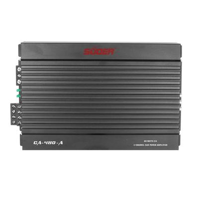 China Suoer CA-480-A 12v class ab 4ch car amplifier module amp power car audio auto fm amplifier for sale