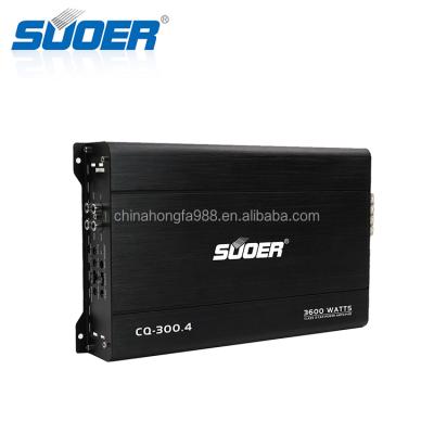 China 35A*2 Suoer CQ-300.4 High Power 4 Channel Car Music Amplifier Class D Car Amp 3600w Car Audio Amplifier for sale