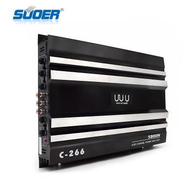 China 5800W Car Audio Amplifier 4 Channel Equalizer C-266 12V Car Audio System Sound Amplifier Digital Car Audio Amplifier for sale