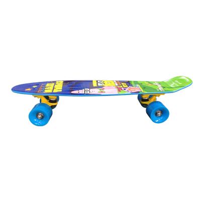 China Cruise Ship Customizable Mini Board Skateboard Skateboard Cartoon Plastic Kids Board KS924 for sale