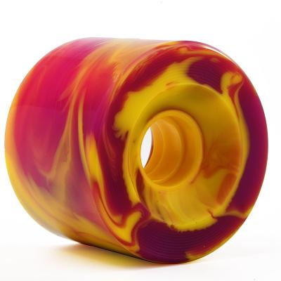 China Durable Skate Wheels Roll Longboard Surf Scooter 75A-85A 65mm Logo Crusing Longboard Wheels Custom Skateborad for sale