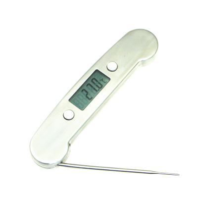 China Sustainable 304 Stainless Steel Covered Fold Digital Thermometer for sale