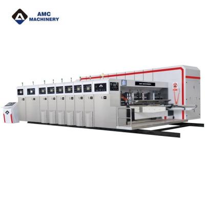 China Caixa de cartão ondulado Flexoprinter Slotter Die Cutter PLC Control CE homologado à venda