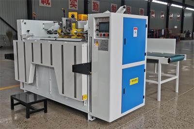 China Semi-automatische doos naaimachine enkel / dubbel / stropdas naaien voor één vel Te koop