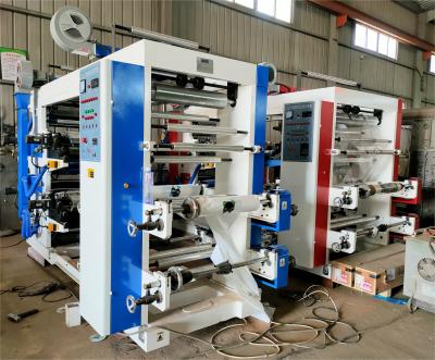 China 21 kW 6 Farbflexographie-Druckmaschine 191 mm - 714 mm Länge YT-600-6C zu verkaufen