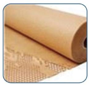 中国 500mm 80gsm Honeycomb Paper Rolls Unbleached 販売のため