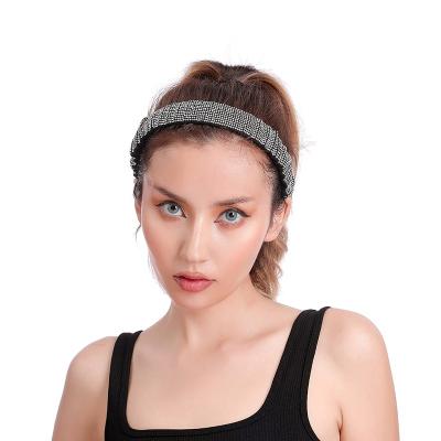 China Full Bling Diamond Headbands Luxury Rhinestone Rhinestone Headband bling luxury headbands for women for sale