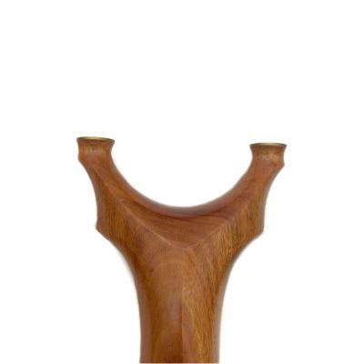 China Slingshot Desert Iron Feel Wang Feihu Copper Head Support Pure Wood Flat Leather Recurves Slingshot Fork High Density Desert Iron for sale