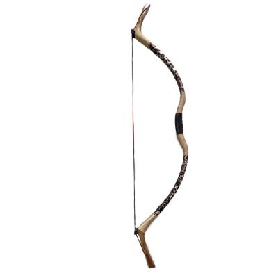 China Hunting Leopard Archery Hunting Bow Strength Aluminum Alloy Manipulations Straight Recurve Bow For Outdoor Arrow Shooting for sale