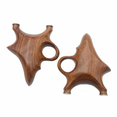 China Pure desert iron slingshot solid wood left and right hand bow formed slingshot shooting hunting outdoor supplies toys drop iron left and right bow for sale