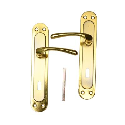 China Aluminum Alloy & iron security customized steel iron door knob lock case combination with aluminum lock door lock handle set for sale