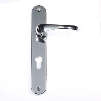 China Aluminum Door China Supplier Chrome Bathroom Door Lock Door Handle Entry Door Lock Panel Lock for sale