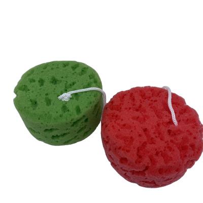 China EXFOLIATE Factory Shower Accessories OEM Bath Flower Ball Loofah Sponge Breath Cartoon Stuffed Bath Mesh Sponge Baby for sale