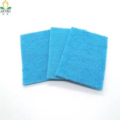 China Stocked High Density Powerful Cleaning Non Scratch Colorful Sponge Scrubbing Friction Pad for sale