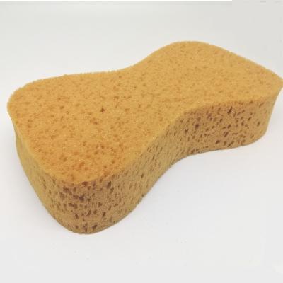 China Car cleaming Hot Sale Yellow Color Washing Cleaning Sponge Car Wash Sponge Customized Size for sale