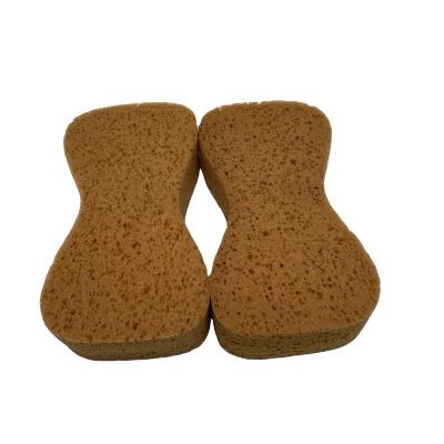 China EXFOLIATE 8 Shapes Brown Color Wash Cleaning Sponge Car Sponge Wash In Sponge for sale