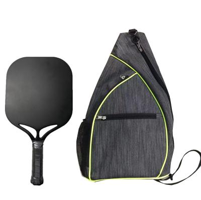 China Pickleball Paddle Thermoformed T700 Borderless Carbon Surface&Pickleball Bag for sale