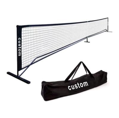 China Latest Design Pickleball Net Steel 22ft Customized Pickleball Net With Carry Bag Wholesale en venta