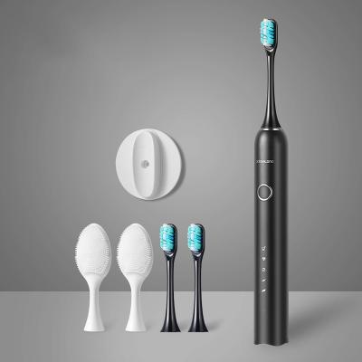 China IPX7 Waterproof Chinese Supplier Blue Customized Waterproof Cute Sonic Cleaning Whitening Electric Toothbrush For Kids for sale