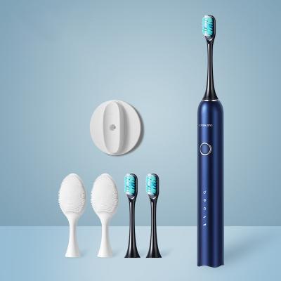 China Travel IPX7 Waterproof Cheap Portable Green Blue Deep Clean Smart Electric Toothbrush for sale