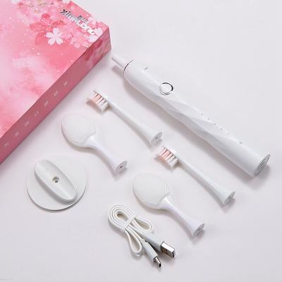 China IPX7 Level Waterproof Low Noise Light Weight New Smart Portable Single Rechargeable Sonic Electric Toothbrush Whitening for sale