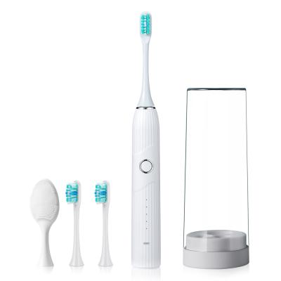 China Twice A Day Latest Sonic Electric Toothbrush Smart Rechargeable Adult Customized Ipx7 Whitening Electric Toothbrush for sale